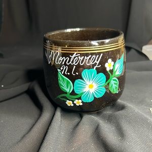 Hand Painted Beautiful Glazed coffee mug Monterrey Mexico.